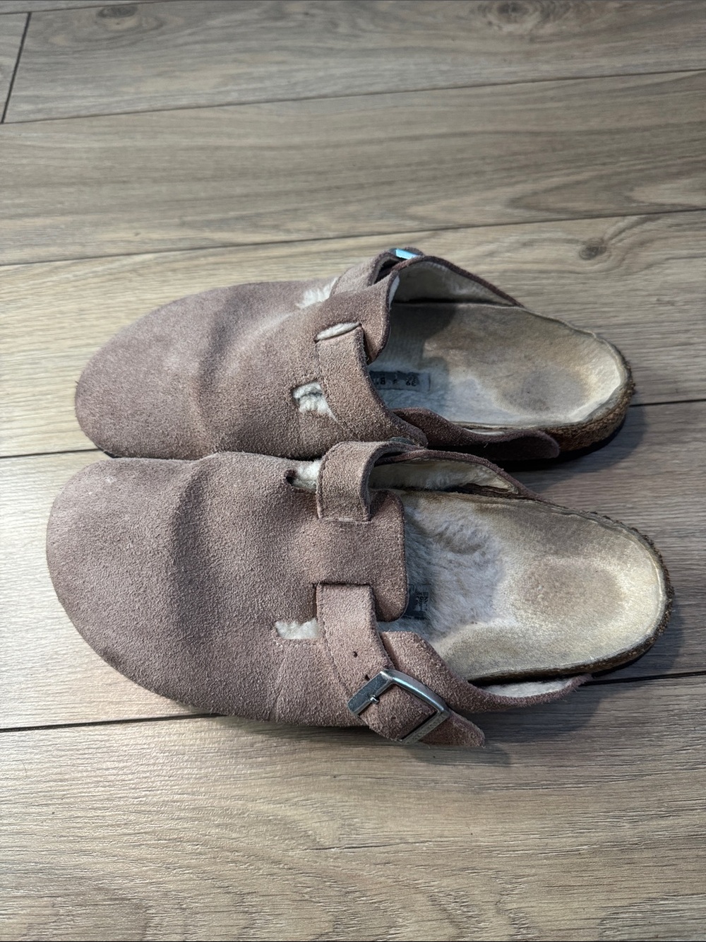 Birkenstock Bonston Faded purple Suede  Clogs
